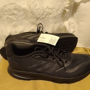 Adidas Men's Black Athletic Sneakers
